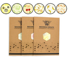 Load image into Gallery viewer, Beeswax Wraps