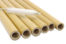 Load image into Gallery viewer, 6-pack of Bamboo Straws