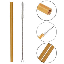 Load image into Gallery viewer, 6-pack of Bamboo Straws