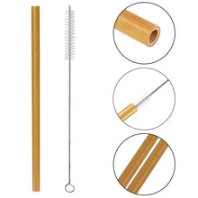 Load image into Gallery viewer, 6-pack of Bamboo Straws
